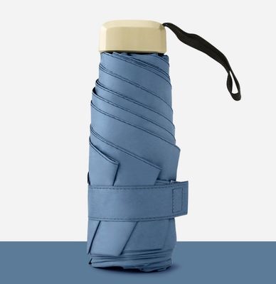 Mode Fünf Faltschirm Druck kundenspezifische Designs Logo Druck 20,5 Zoll*6k