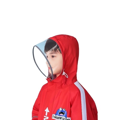 Custom Logo Druck Kinder Regenmantel für Jungen und Mädchen Schulkleidung