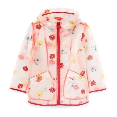 Jungen und Mädchen Grundschüler Poncho Regenmantel mit großem Kinderdesign