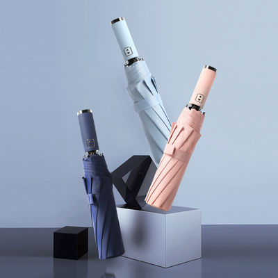 Großes Doppelschirm für Geschäftsmänner mit Millet-Handgriff und 190T Nylon-Too