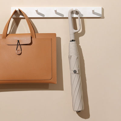 Automatischer offener Sonnenschutzschirm 190T Pongee Stoff Großformat verstärkter Ring Buckle