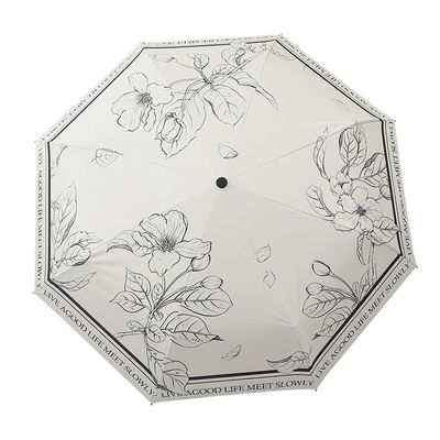 Doppelfunktion Französisch Schirm für Frauen Automatische Klappschirm und Regenschutz