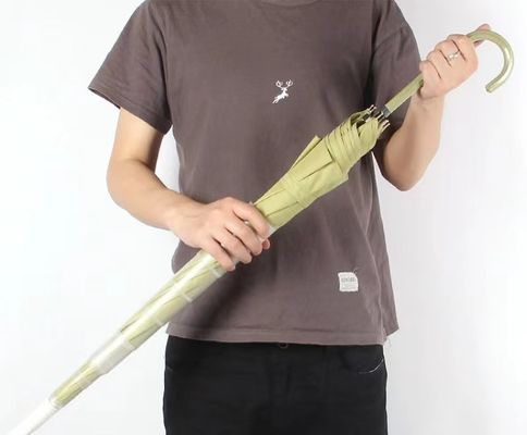 Reisebegleiter Gerader Regenschirm mit Anti-Tropfen-Kunststoff-Hülle-Abdeckung