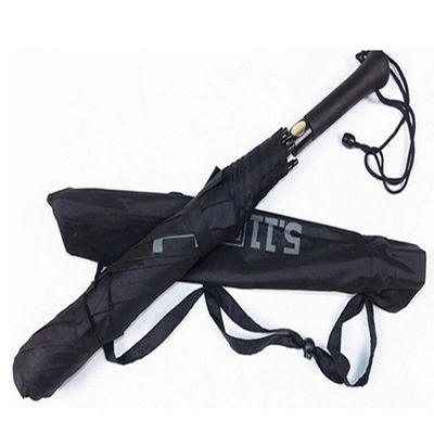 120 cm offener Durchmesser zweifach automatischer Verstärker Regen-Golf-Schirm für die Werbung