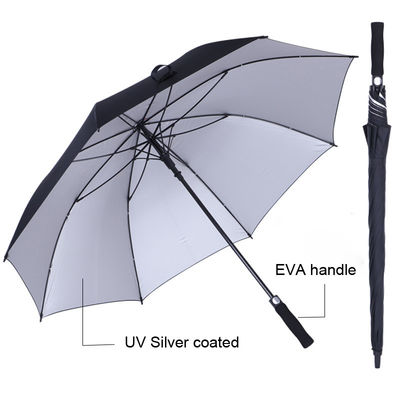 Regenschirm mit EVA-Weichgriff und Silberbeschichtung