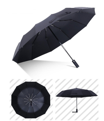 Personalisiertes Logo 12K 23inches Automatischer Regenschirm für personalisierte Firmenveranstaltungen