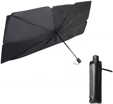 All-in-One-Auto Sonnenschirm Regenschirm Glasfaser Rippen 3 Falte Parkschirm für Windschutzscheibe