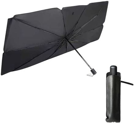 Stahlrahmen Custom Logo Auto Windschutzscheibe Sonnenschirm Sonnenschirm UV-Schutz Klappbar