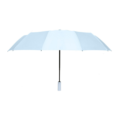 Pongee-Panel-Material Großes Klappwerbe-Schirm für Sonnenschein und Regen Dual