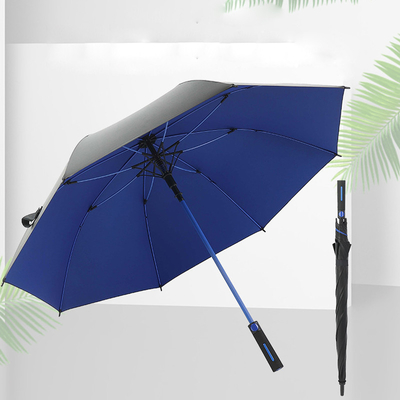 Custom Business Automatischer Regenschirm 27 Zoll Golf Regenschirm mit Custom Print Logo Paraguas