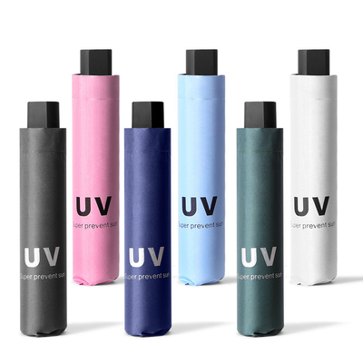 Kundenspezifischer X302 UV Vinyl Faltschirm für Sonnen- und Regentage