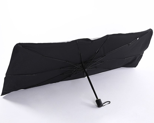 140 cm offener Durchmesser Auto Sonnenschirm-Block Hitze mit manueller Steuerung und Sicherheitshammer