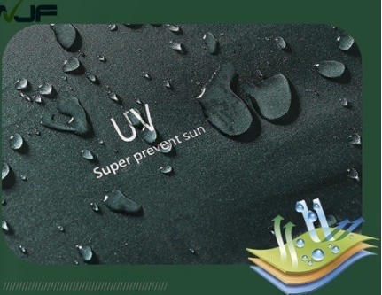 Werbung Klarer Vinyl-Dreifachschirm mit minimalistischem Design und manueller Steuerung