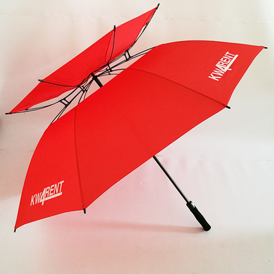 30-Zoll-Golfschirm mit Logo-Druck-Doppelschicht und Winddichtes Design