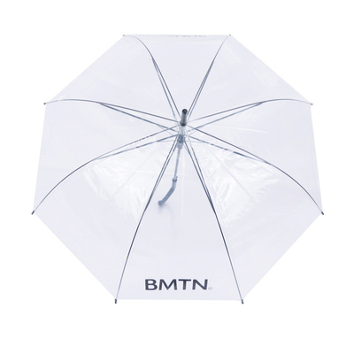 Transparenter PVC-Farb-Gerade-Stab-Schirm-Dreifach-Design für alle in einer Funktion