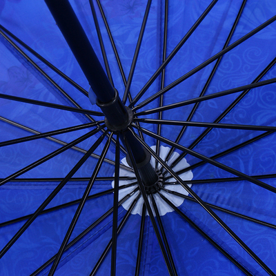 Minimalismus Stil 16K 23inches Doppelschicht Gerader Regenschirm für alle in 1 Funktionalität