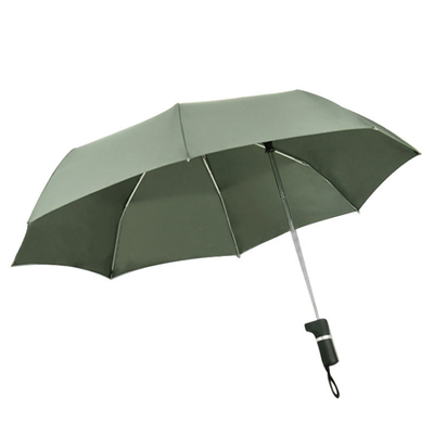 Minimalistischer Design-Stil Personalisierter 190T Pongee-Faltschirm mit Custom Print Logo