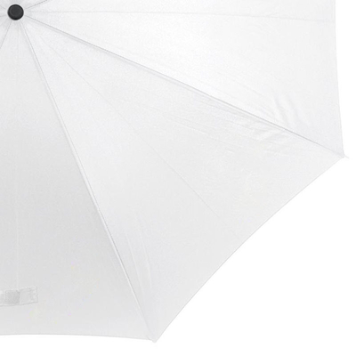 Custom Print Logo Weißer Polyester Faltschirm für Werbung oder Geschenke und langlebig