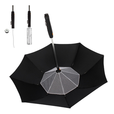 Erwachsene benutzerdefinierte Regenschirm mit 190T Nylon Stoff und Wasser Spray Nebel Kühlluft