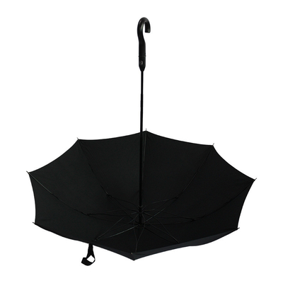 Krücke Walking Stick Handgriffe Winddicht Automatisches Gerade Regenschirm mit Ein-Klick-Öffnen
