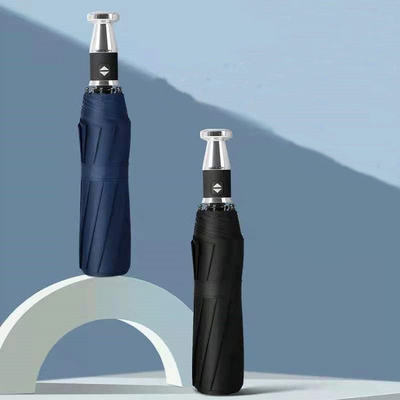 190T Nylon Stoff Luxus Goldenen Griff Rolls Royce Regenschirm für Männer 23 Zoll * 10k