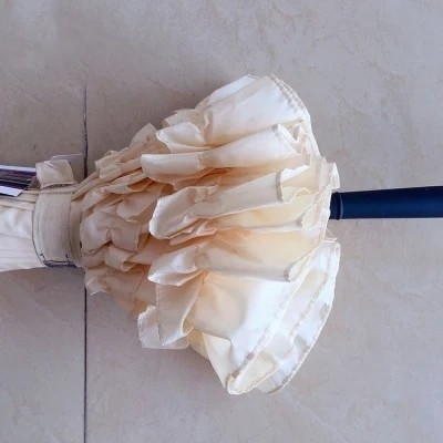 19 Zoll Frau Pagode Sonnenschirm Hochzeitsschirm mit Spitze Panel und manuell offenen Stil