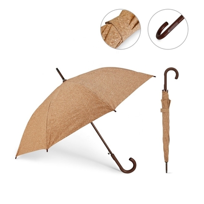 Umweltfreundlicher Schutz aus Kork mit Holzschacht und Holzgriffe mit 105 cm Durchmesser