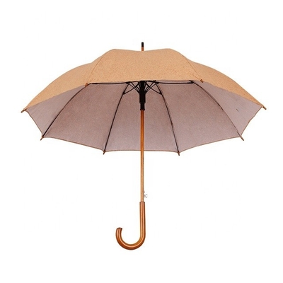 Umweltfreundlicher Schutz aus Kork mit Holzschacht und Holzgriffe mit 105 cm Durchmesser