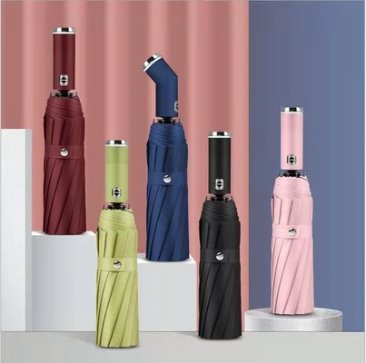 2023 Design Luxus Geschäftsgeschenke Automatisches Falten reflektierendes Licht Auf Außenschirm