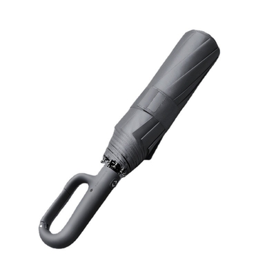 Portable Buckle Hook Loop Lock Handle Schirm in Blau für Sonnenschutz und leicht zu tragen