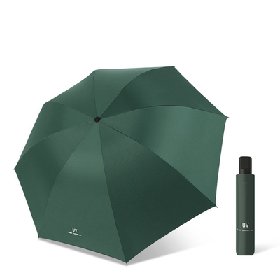 X302 Schwarzer Reiseschirm Wasserdicht und UV-fest Beschichtung 8k Markt Schirm für Regen