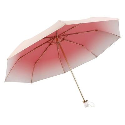 Metal Shaft Frame Custom Schrägschatten Schirm beliebt für Frauen All in 1 Funktion