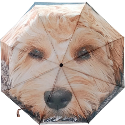 DIY Custom Design Libelle Tiermuster Dreifachschirm mit schwarzer Beschichtung