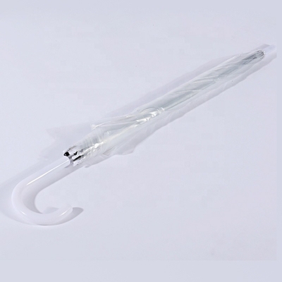 Winddicht, wasserdicht, automatisch offen, klares Blasenschirm mit hübschem Design und Rippen.
