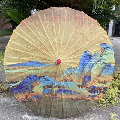 Maßgeschneiderter Druck Chinesisches Papier Sonnenschirm perfekt für Hochzeitsdekoration