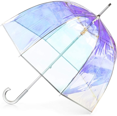 Personalisiertes Logo Apollo Poe Pvc Farbkuppel Transparenter Regenschirm für Lady heiße Promotion