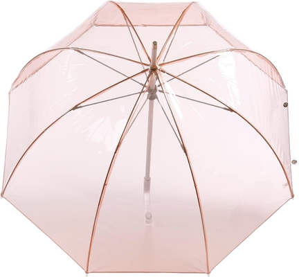 Personalisiertes Logo Apollo Poe Pvc Farbkuppel Transparenter Regenschirm für Lady heiße Promotion