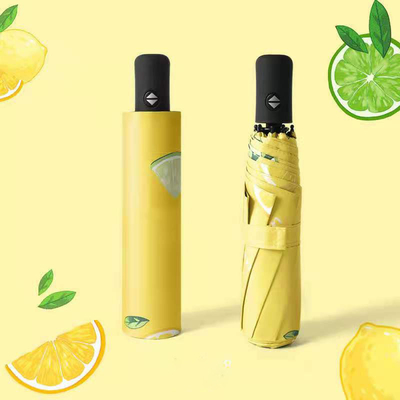 Farbenfroher Autoschirm im Sommerstil mit Design-Fruchtmusterdruck und UV-Schutz