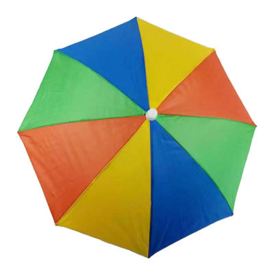 Mini-Strahnhut für Erwachsene mit Stahlrippenmaterial und individuell gedrucktem Logo