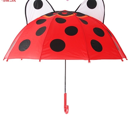 Offener Durchmesser 90cm 19 Zoll 8K 190T Pongee Kinder Schirm mit Ohren Personalisiert und niedlich