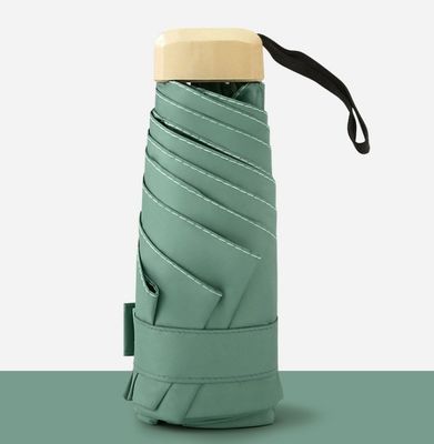 Mode Fünf Faltschirm Druck kundenspezifische Designs Logo Druck 20,5 Zoll*6k