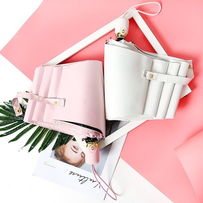 Japanische Kleine Frische Dreifach Vinyl Werbe Schirm mit individueller Farbe