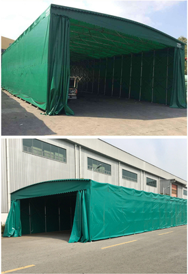 Wasserdichtes Außen-Schub-und-Zug-Faltgarage-Carport-Lagerhaus-Handelsmesse-Zelt