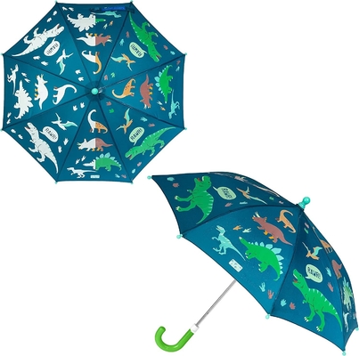 8K 19 Zoll Glasfaser Rippen Winddicht Kinder Regenschirm Schönes und kühles Design