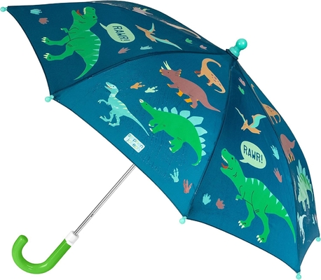 8K 19 Zoll Glasfaser Rippen Winddicht Kinder Regenschirm Schönes und kühles Design