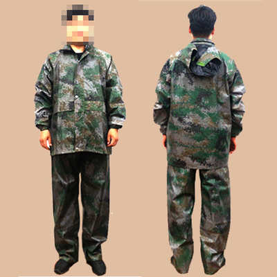 Schutzanzug und -hose im Split-Dschungel-Camouflage für Erwachsene