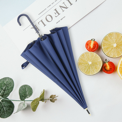 Kautschukhandgriff Werbeschirm mit individuellem Logo und langem Handgriffmaterial