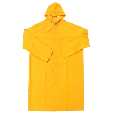 OXFORD CLOTH Wasserdicht PVC Polyester Gelb Regenmantel für Erwachsene