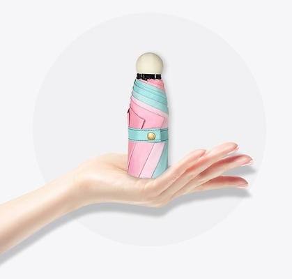 Neuheit Kreativer Gradient Morandi Farbe Stilvoll 50% Klappbar Sonnencreme Taschenschirm