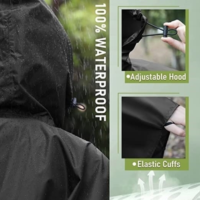 Wasserdichtes Polyester-Regenmantel für Outdoor-Abenteuer